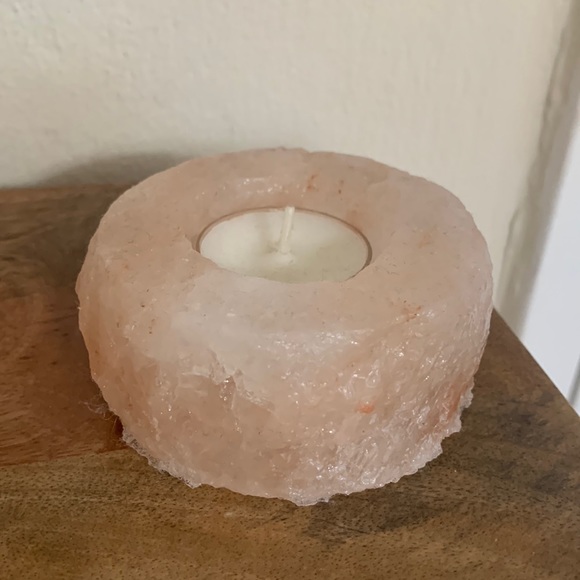 Himalayan Salt Tealight Holder/Trinket Dish - Picture 1 of 4